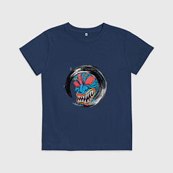 Футболка хлопковая детская Идол, цвет: тёмно-синий