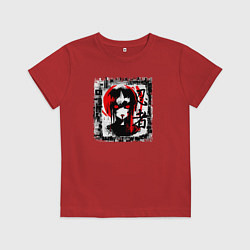 Футболка хлопковая детская Glitchcraft, цвет: красный