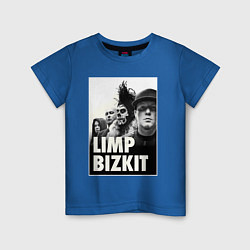 Футболка хлопковая детская Limp Bizkit all, цвет: синий