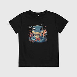 Футболка хлопковая детская Змайка, цвет: черный