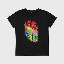 Футболка хлопковая детская Трамвай - не наркотик, цвет: черный