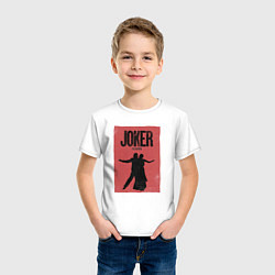 Футболка хлопковая детская Джокер - Безумие на двоих, цвет: белый — фото 2