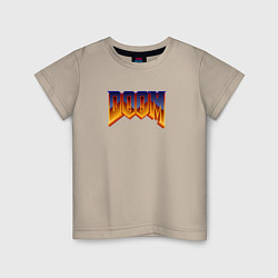 Детская футболка Doom logotype