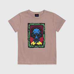 Футболка хлопковая детская Новый взгляд на будущее, цвет: пыльно-розовый