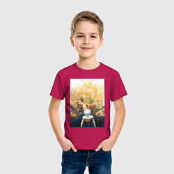 Футболка хлопковая детская Для тебя Бессмертный Фуши Джоан, цвет: маджента — фото 2