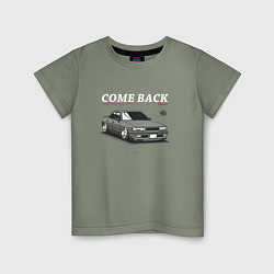 Футболка хлопковая детская Toyota chaser come back, цвет: авокадо