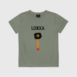 Футболка хлопковая детская Ложка, цвет: авокадо