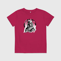 Футболка хлопковая детская Древнее мастерство, цвет: маджента