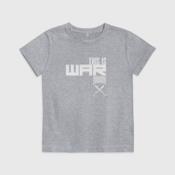 Футболка хлопковая детская FFDP, цвет: меланж