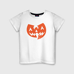 Футболка хлопковая детская Wu-Tang halloween, цвет: белый