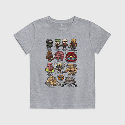 Футболка хлопковая детская Doom demons, цвет: меланж