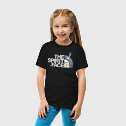 Футболка хлопковая детская Tororo - the spirit face, цвет: черный — фото 2