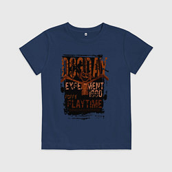 Футболка хлопковая детская Пеклопёс DogDay, цвет: тёмно-синий