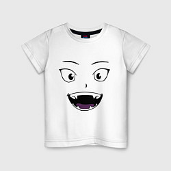 Детская футболка Лицо вампира в стиле аниме