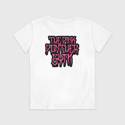 Детская футболка Розовая пантера gym / Белый – фото 2