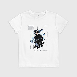 Футболка хлопковая детская Поднятие уровня в одиночку, Сон Джин-У, цвет: белый