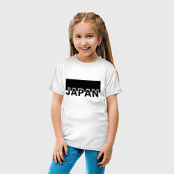 Футболка хлопковая детская Japan, цвет: белый — фото 2