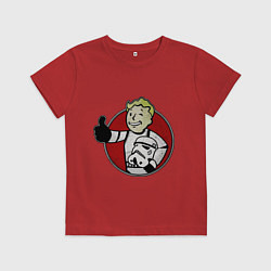 Футболка хлопковая детская Vault storm trooper, цвет: красный