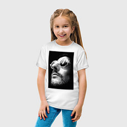 Футболка хлопковая детская Леон персонаж, цвет: белый — фото 2