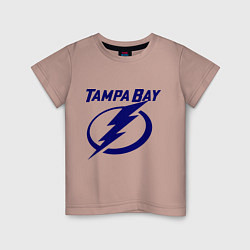 Футболка хлопковая детская HC Tampa Bay, цвет: пыльно-розовый