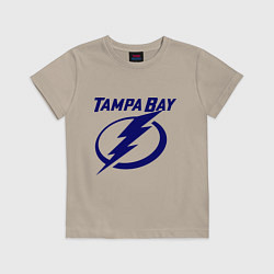 Футболка хлопковая детская HC Tampa Bay, цвет: миндальный