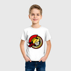 Футболка хлопковая детская HC Ottawa Senators Alternative, цвет: белый — фото 2