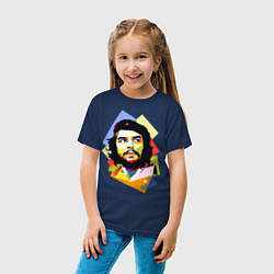 Футболка хлопковая детская Che Guevara Art, цвет: тёмно-синий — фото 2