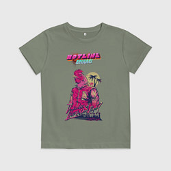 Футболка хлопковая детская HM: Hooking Over People?, цвет: авокадо