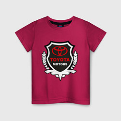 Детская футболка Тойота моторс герб