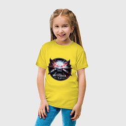 Футболка хлопковая детская The Witcher 3, цвет: желтый — фото 2