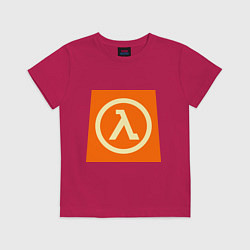 Футболка хлопковая детская Half-Life, цвет: маджента