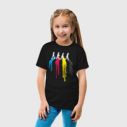 Футболка хлопковая детская Abbey Road Colors, цвет: черный — фото 2