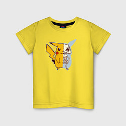 Детская футболка Рентген Пикачу