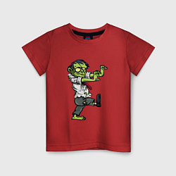 Футболка хлопковая детская Zombie, цвет: красный