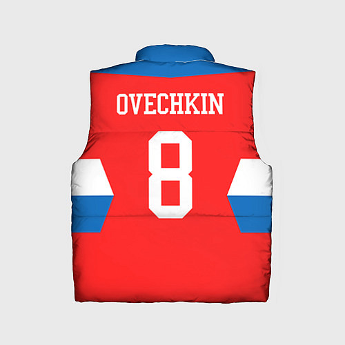 Детский жилет Сборная РФ: #8 OVECHKIN / 3D-Черный – фото 2