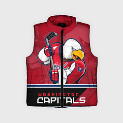 Детский жилет Washington Capitals, цвет: 3D-красный