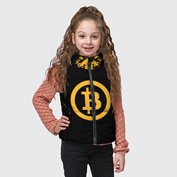 Детский жилет Bitcoin Master, цвет: 3D-черный — фото 2