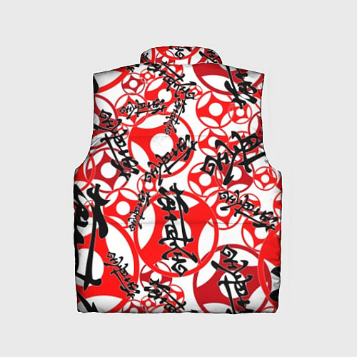 Детский жилет Каратэ киокушинкай - эмблемы / 3D-Черный – фото 2