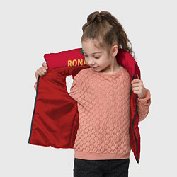 Детский жилет Криштиану Роналду форма, цвет: 3D-красный — фото 2