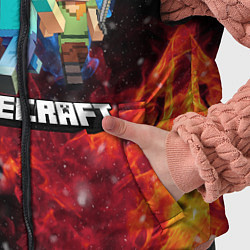 Детский жилет Minecraft Майнкрафт, цвет: 3D-светло-серый — фото 2