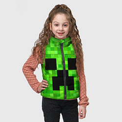Детский жилет MINECRAFT, цвет: 3D-светло-серый — фото 2