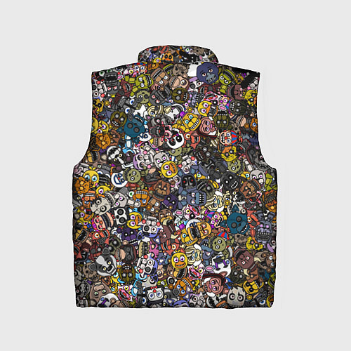 Детский жилет FNaF стикербомбинг / 3D-Красный – фото 2