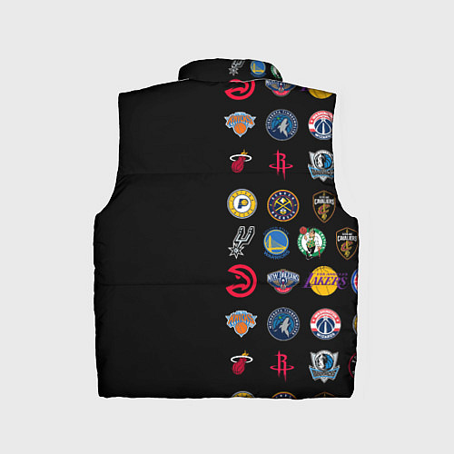 Детский жилет NBA Team Logos 2 / 3D-Светло-серый – фото 2