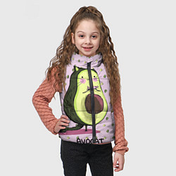 Детский жилет Авокадо Кот, цвет: 3D-черный — фото 2
