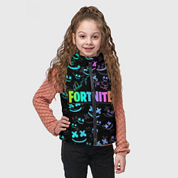 Детский жилет FORTNITE MARSHMELLO, цвет: 3D-черный — фото 2