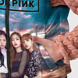 Детский жилет BlackPink, цвет: 3D-светло-серый — фото 2