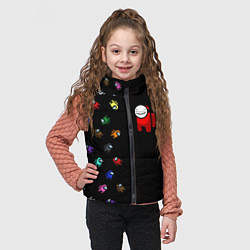 Детский жилет AMONG US - Impostor, цвет: 3D-красный — фото 2