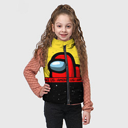 Детский жилет AMONG US Амонг Ас, цвет: 3D-красный — фото 2