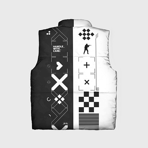 Детский жилет Printstream Поток информации / 3D-Черный – фото 2