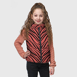 Детский жилет Полосатый тигровый узор, цвет: 3D-светло-серый — фото 2